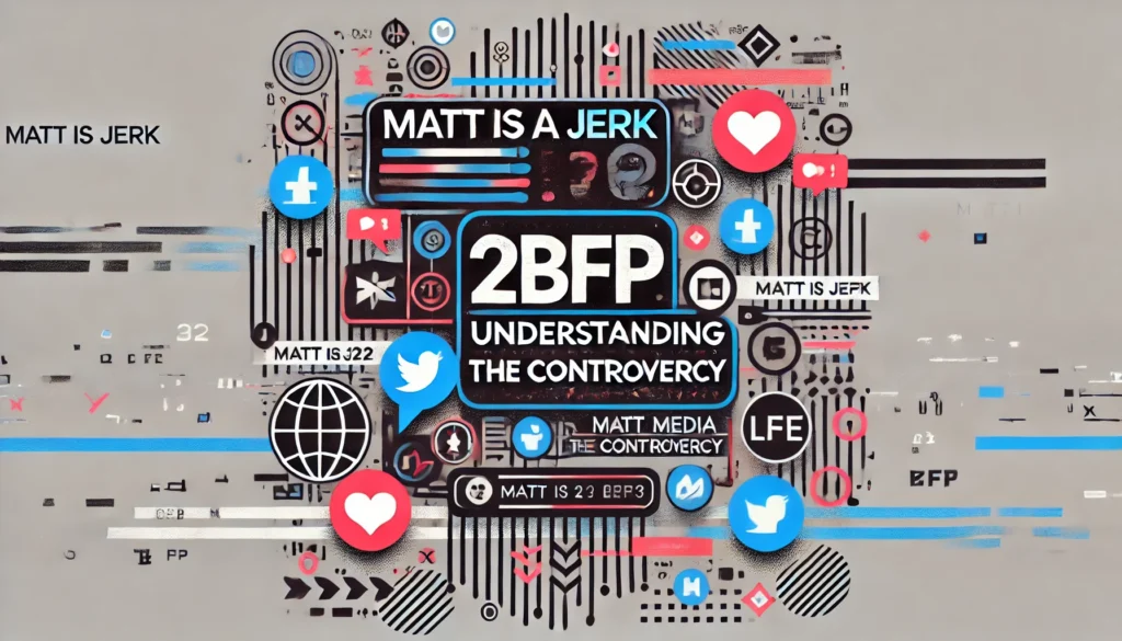 Matt is a Jerk 2BFP: Understanding the Controversy Matt is a Jerk 2BFP: Understanding the Controversy
