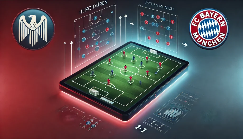 Alineaciones de 1. FC Düren contra Bayern Munich